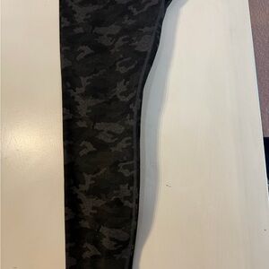 Camo Print Leggings in Black and Charcoal